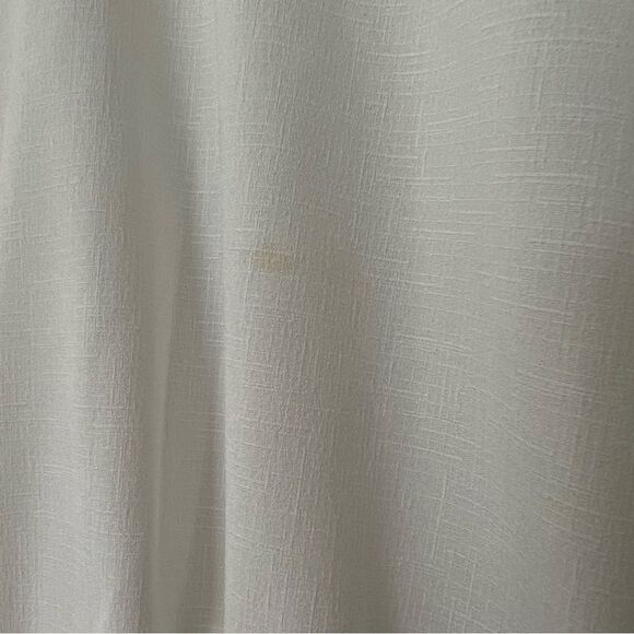 BOLLIE Cinch Waist Swim Beach Cover Up with Tassel Detail White Cream Size Large - Picture 8 of 10